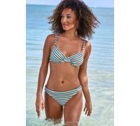 VENICE BEACH Top per bikini 'Summer' verde scuro / bianco Donna VENICE BEACH 85xD verde scuro / bianco