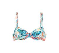 VENICE BEACH Top per bikini 'Wire-Top Caru Venice Beach' beige / blu chiaro / arancione Donna VENICE BEACH 80xE