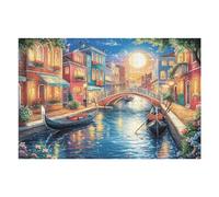 Venice Canal Bridge Rural Countryside Wild Nature Beautiful Puzzle 1000 Pezzi Giochi Da Tavolo Per Serate Divertimento in Gruppo Rilassamento E Convivialità Regalo Per Amici 1000 PCS
