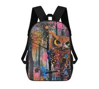 Venice Canal Gondolas Painting-1 - Zaino da scuola 3D, per bambini, alla moda, casual, ideale per viaggi e scolari, Style-22, 17"
