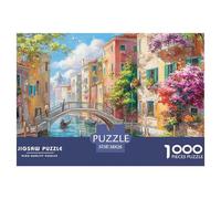 Venice Canal View Puzzle 1000 Pezzi Classico Per Adulti E Bambini Dai 12 Anni,scenery, Giochi E Giocattoli Educativi Challenge Gift, Idea Regalo Per Lei O Lui Per Uomini E Donne 38x26cm/1000pcs