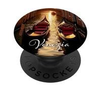 Venice Romantic Sunset Scene for Venezia, Italy Fans PopSockets PopGrip Adesivo