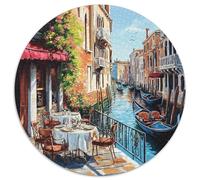 Venice Water City 1000 Piece Jigsaw Puzzle For Adults Challenging Game Stress Relief Puzzle Cultivate The Spirit of Teamwork for Family Decorations 1000pcs (67.5x67.5cm)