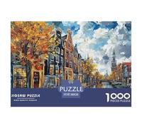 Venice Water City 1000 Piece Jigsaw Puzzle For Adults Educational Games Stress Relief Puzzle Cultivate The Spirit of Teamwork for Adults And Kids, Age 12 Years Up 38x26cm/1000pcs
