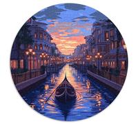 Venice Water City 1000 Piece Jigsaw Puzzle For Adults Family Challenge Toys Stress Relief Puzzle Exercise The Memory of The Brain for Adults And Kids, Age 12 Years Up 1000pcs (67.5x67.5cm)