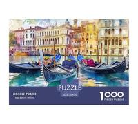Venice Water City 1000 Pieces Jigsaw Puzzles For Adults Challenging Game Stress Relieving Entertainment Cultivate The Spirit of Teamwork for The Whole Family, Gifts for Women, Gifts for Men 70x50cm/1