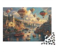 Venice Water City Puzzle 1000 Pezzi, Divertimento Istruttivo, Arredamento Per La Casa, Regalo Per Adulti Creativi 1000pcs (75x50cm)