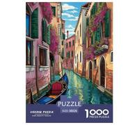 Venice Water City Puzzle Impossibili 1000 Pezzi Decorazione Per La Casa. Giochi Rilassamento E Intelligence Per Adulti E Ragazzi Da 14 Anni 38x26cm/1000pcs