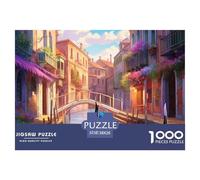 Venice Water City1000 Piece Jigsaw Puzzles for Adults And Kids Family Game Challenging for Home Decoration Great Gift Idea38x26cm/1000pcs