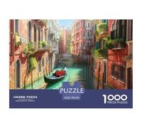 Venice Water City1000 Piece Jigsaw Puzzles for Adults And Kids Family Game CureFun And Challenging for Home Decoration Great Gift Idea70x50cm/1000pcs