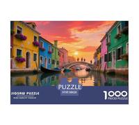 Venice1000 Piece Jigsaw Puzzles for Adults Family Game LandscapeChallenging Home Decors Great Gift Idea38x26cm/1000pcs