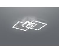 VENIDA PLAFONIERA LED 25W 3000lm, 3000K DOPPIO QUADRATO ALLUMINIO CON LUCE CENTRALE REGOLAZIONE INTENSITA' INTERRUTTORE L.58CM
