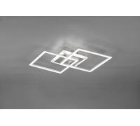 VENIDA PLAFONIERA LED DOPPIO QUADRATO ALLUMINIO CON LUCE CENTRALE REGOLAZIONE IN