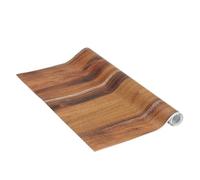 Venilia Pellicola adesiva, Aspetto legno marrone, 45cm x 3m, Spessore 95μ, Pellicola autoadesiva per mobili o cucina, carta da parati, PVC senza ftalati, Prodotto in UE