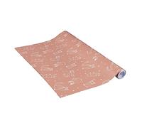 Venilia 54921-Pellicola adesiva decorativa per mobili, in PVC, senza ftalati, 160 μm (spessore: 0,16 mm), colore: Arancione, 45 cm x 2 m