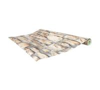 Venilia Pellicola adesiva Greenline, Muro di pietra Aspetto della pietra, 45cm x 2m, Spessore 95μ, Pellicola autoadesiva per mobili o cucina, carta da parati, PVC senza ftalati, Prodotto in UE