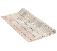 Venilia Pellicola adesiva, Parete di assi di legno marrone, 45cm x 1,5m, Spessore 95μ, Pellicola autoadesiva per mobili o cucina, carta da parati, PVC senza ftalati, Prodotto in UE