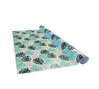 Venilia Pellicola adesiva, Tropicale monstera marrone, 45cm x 2m, Spessore 95μ, Pellicola autoadesiva per mobili o cucina, carta da parati, PVC senza ftalati, Prodotto in UE