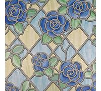 Venilia Pellicola statica per finestre Vitrodecor Ambert, pellicola protettiva per la privacy, PVC, senza ftalati, Ambert, 67,5 cm x 2 m, 0,2 mm