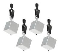 Venilia Pesi per tovaglia cubo, porta tovaglie, clip per tovaglia, attacco per tovaglia, pesi per tovaglia, 4 pezzi, 54203