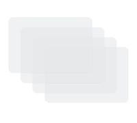 Venilia Set di 4 tovagliette trasparenti per sala da pranzo, tovagliette da pranzo, sottobicchieri, tovagliette, cancellabili, per alimenti, 45 x 30 cm, 59064