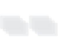 Venilia Set di 8 Tovagliette Trasparenti per Sala da Pranzo, Sottobicchieri, Cancellabili, per Alimenti, 45 x 30 cm, 59064