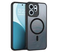 VENINGO Magnetica Cover per OPPO Reno14 F/FS 5G Custodia Compatibile con MagSafe Cover Traslucida Opaca Silicone Tpu Anti Impronte Digitali Custodia per OPPO Reno14 FS/F 5G 6,57 Pollice Nero