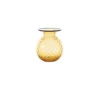 VENINI VASO BALLOTON FIORI D.11 CM AMBRA-ORIZZONTE H.13 CM