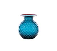 VENINI VASO BALLOTON FIORI D.14 CM ORIZZONTE-ROSSO H.16,5 CM