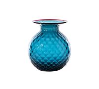 VENINI VASO BALLOTON FIORI D.18 CM ORIZZONTE-ROSSO H.21,3 CM