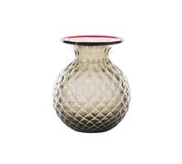VENINI VASO BALLOTON FIORI D.18 CM TALPA-ROSSO H.21,3 CM