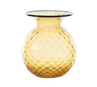 VENINI VASO BALLOTON FIORI D.21 CM AMBRA-ORIZZONTE H.24 CM