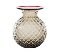 VENINI VASO BALLOTON FIORI D.21 CM TALPA-ROSSO H.24 CM