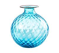 Venini Vaso Balloton in Vetro di Murano 100.14 AQ Filo RV