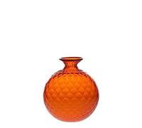 Venini Vaso Ballotton monofiore Piccolo Arancio Filo Indaco