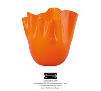Venini - Vaso Fazzoletto 700.02 Arancio H 24 cm - Rivenditore Autorizzato