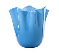 VENINI VASO FAZZOLETTO OPALINO D.23 ACQUAMARE H.31 CM FO370000000O0PN