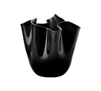 Venini Vaso Fazzoletto Opalino Medio 700.02 Nero