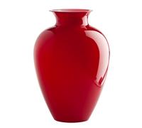 VENINI VASO LABUAN D.27,5 CM ROSSO LATTIMO H.38,5 CM