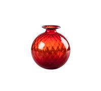 Venini Monofiori Balloton Vaso medio rosso filo verde mela 10016RVVM