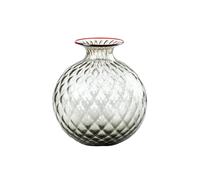VENINI VASO MONOFIORE BALLOTON D.18 CM TALPA FILO ROSSO H.20,5 CM FO310018000F0AAB