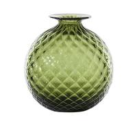 VENINI VASO MONOFIORE BALLOTON D.21,5 CM VERDE MELA FILO ROSSO H.24,5 CM FO310029000F0OG