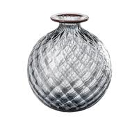 VENINI Vaso Monofiori Uva con Filo Rosso H24.5