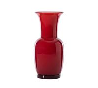 VENINI VASO OPALINO D.20 CM ROSSO-LATTIMO H.42 CM FO370624000O0DG