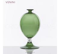 Venini - Vaso Veronese - Verde Mela/Cristallo - h cm 32 - cod. 600.01