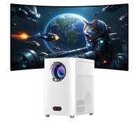 VenirCool Q2 Elite Mini proiettore con WiFi e Bluetooth, proiettore intelligente portatile 4K per iPhone, Android, iOS, Windows, TV Stick, HDMI, USB, proiettore cinematografico per camera da letto,