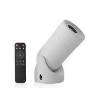 VenirCool XL2-23A Mini proiettore 4K supporto con WiFi 6 e Bluetooth 5.4, altoparlante Soundbase da 5 W, Keystone verticale automatico girevole a 180 ° Proyector portatile per casa camera da letto