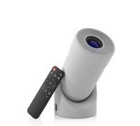 VenirCool XL2-23B Mini proiettore 4K supporto con WiFi 6 e Bluetooth 5.4, altoparlante Soundbase da 5 W, Keystone verticale automatico girevole a 180 ° Proyector portatile per casa, camera da letto