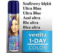 VENITA 1-Day Color Spray colorante per capelli zaffiro azzurro, 50 ml