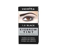 Venita Professional Eyebrow Tint - Colorante per sopracciglia, 1.0 Black, 15 ml